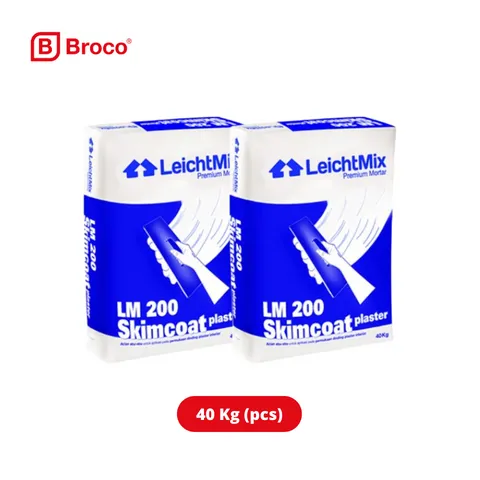 Broco Leichtmix Skimcoat Acian Plaster 40 Kg - Cahaya Anugerah Sakti