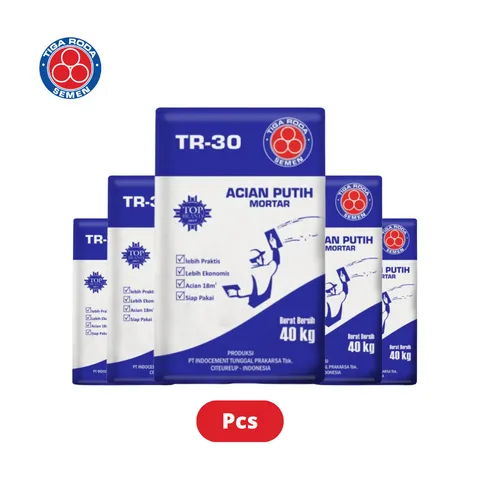 Tiga Roda TR 30 Acian Putih Mortar 40 Kg - Nurul Huda 2