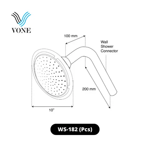 Vone Wall Shower WS-182 Pcs - Surabaya