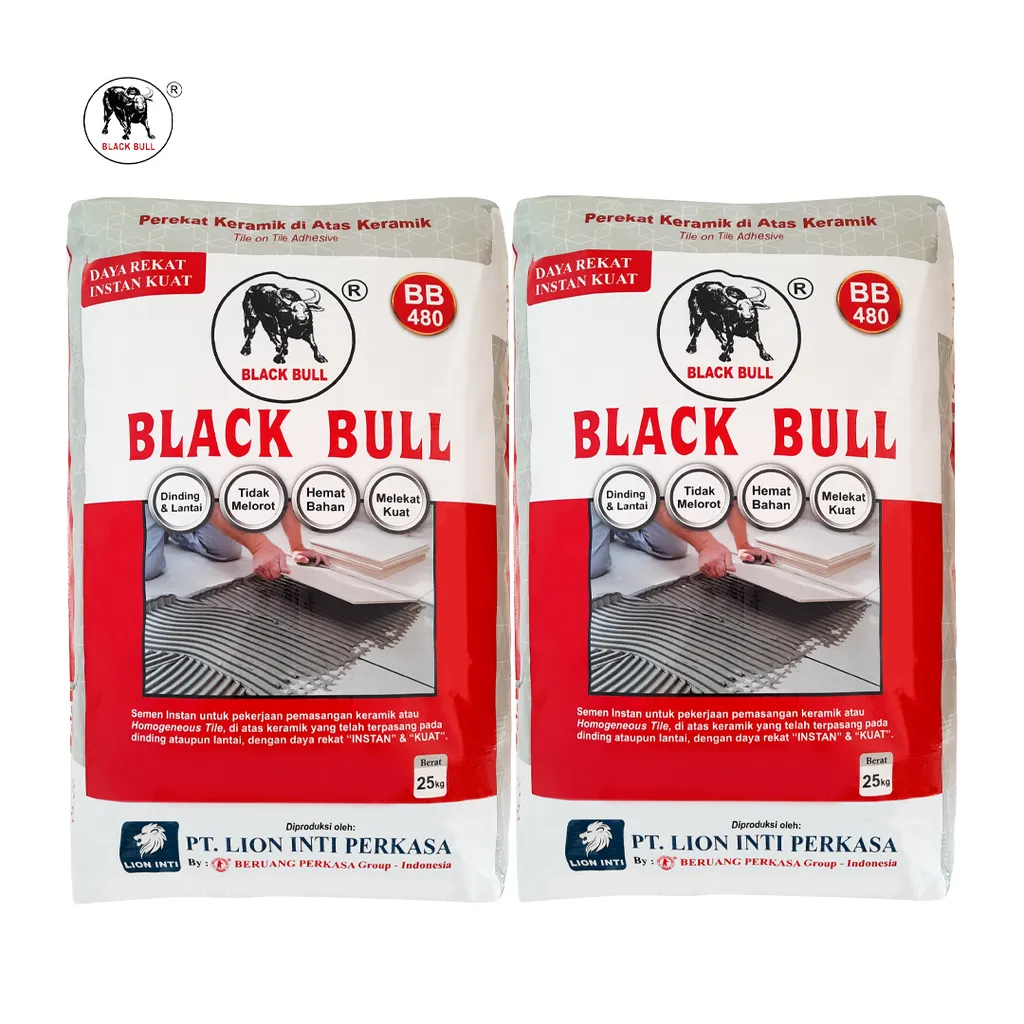 Black Bull Perekat Keramik di atas Keramik 40 Kg - Big Lion