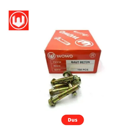 Wowo Dynabolt 10 mm x 97 mm Dus 10 mm x 97 mm - Sinar Gemilang