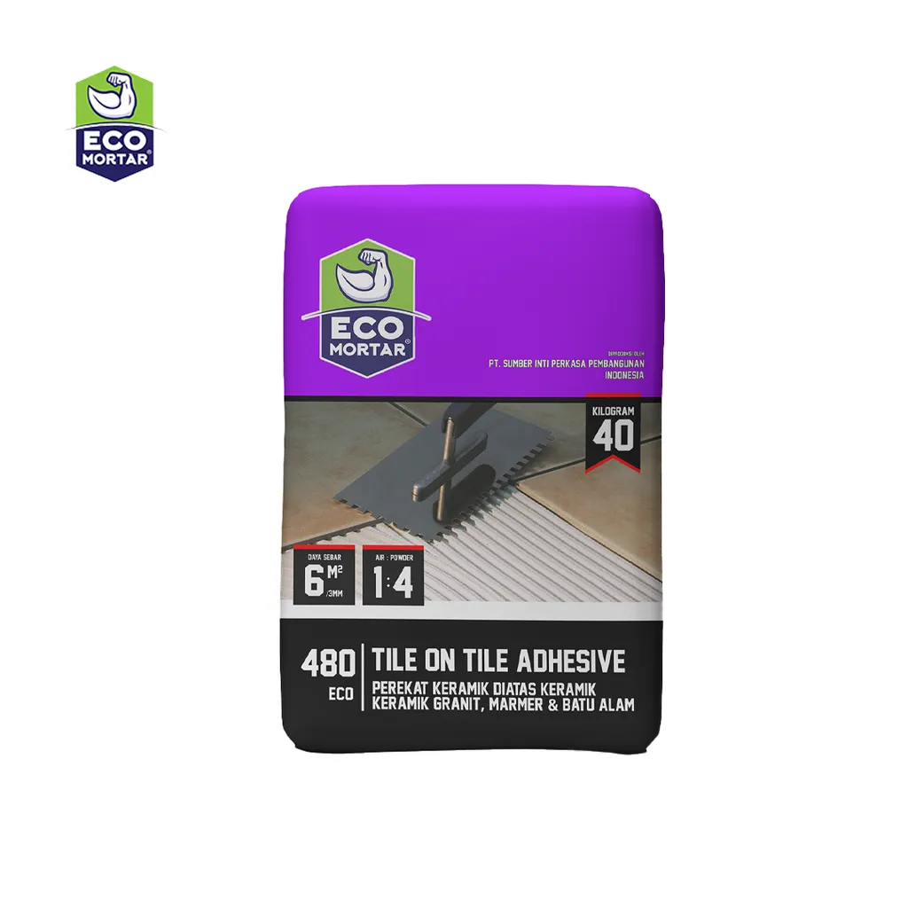 Eco Mortar 480 Perekat Keramik 40 Kg - K2 Jaya