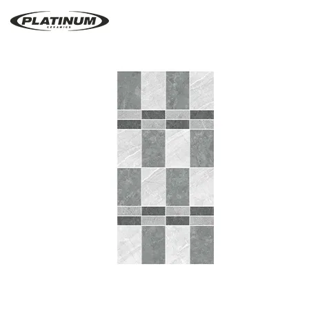 Platinum Keramik Carmen Grey Decor 25 Cm x 50 Cm - Maju Graha Hardware