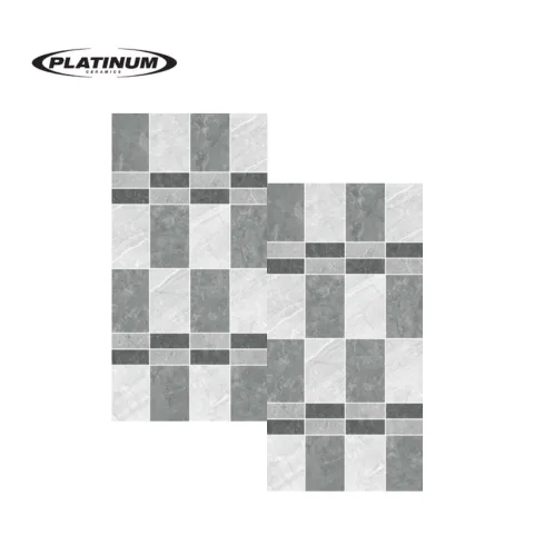 Platinum Keramik Carmen Grey Decor 25 Cm x 50 Cm - Maju Graha Hardware