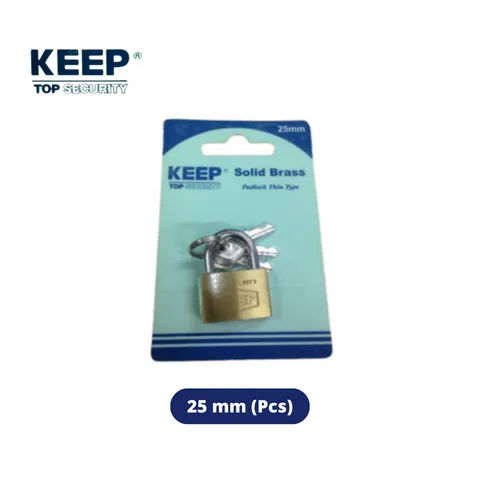 Top Keep Gembok Kecil 25 mm 25 mm - Surabaya