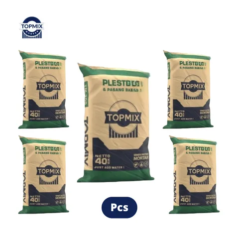 Top Mix Mortar TM 300 Plester 40 Kg Sak - Surabaya