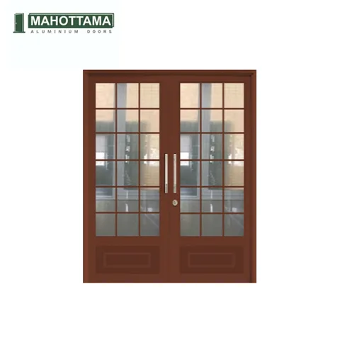 Mahottama Mas31 Brown - Pintu Aluminium 174 x 215 174 x 215 Cm - Surabaya