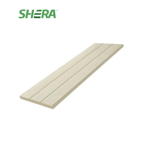 Shera Floor Plank Top Routing Lines Cassia Texture Square-cut Edge 25 mm x 200 mm x 3000 mm - Surabaya