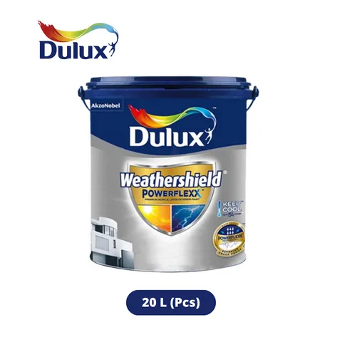Dulux Weathershield Powerflexx 20 L Brilliant White - Surabaya