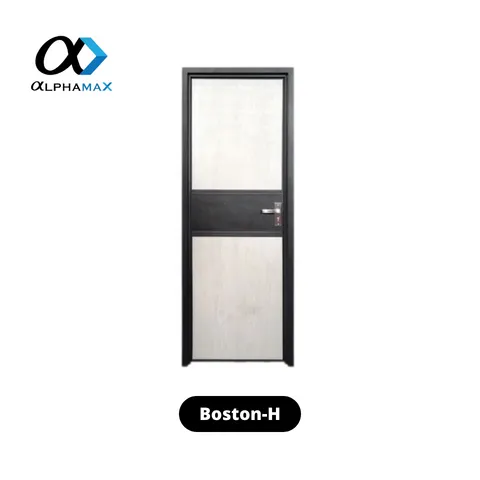 Alphamax Boston-H Pintu Aluminium + PVC Kanan - Surabaya