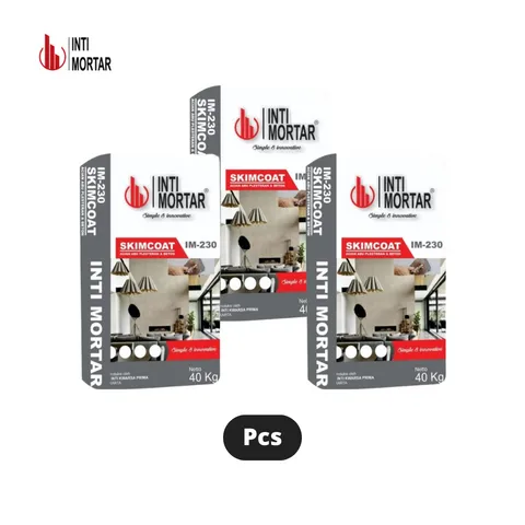 Inti Mortar 230 Skimcoat Acian Abu 40 Kg