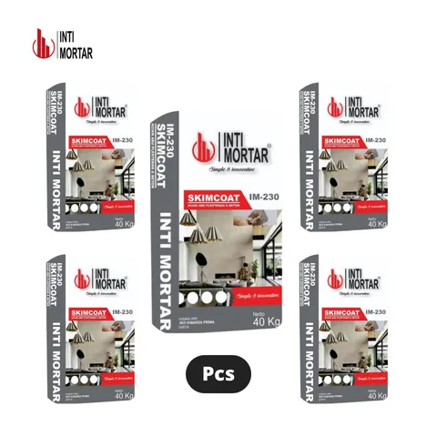 Inti Mortar 230 Skimcoat Acian Abu 40 Kg