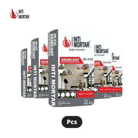 Inti Mortar 230 Skimcoat Acian Abu 40 Kg