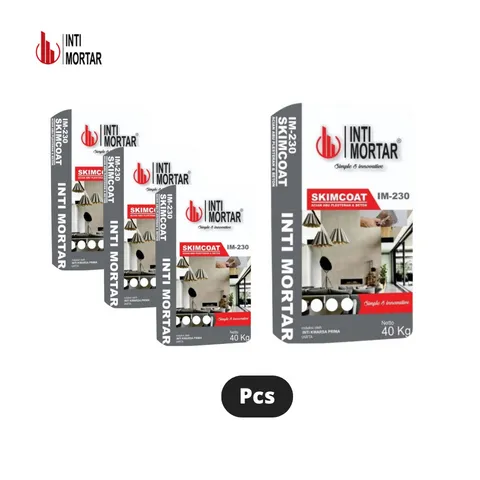 Inti Mortar 230 Skimcoat Acian Abu 40 Kg