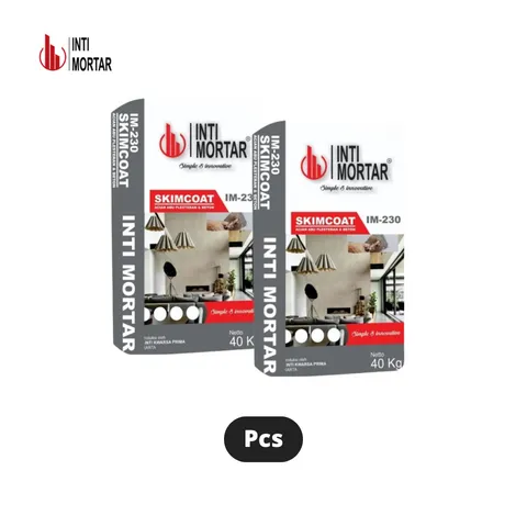 Inti Mortar 230 Skimcoat Acian Abu 40 Kg