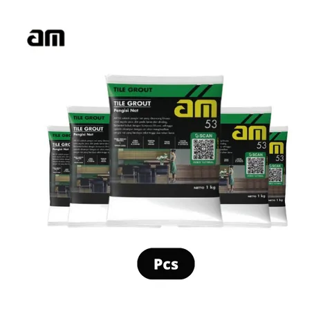AM 53 Pengisi Nat 1 Kg Green Pine - Sinar Kota Jaya