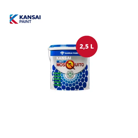 Kansai Paint Anti Mousqito Cat Tembok Interior 2,5 L 013-Diamond - Berkat Jaya