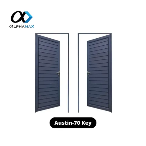 Alphamax Austin-70 Key Pintu Aluminium Hitam Kanan - Surabaya