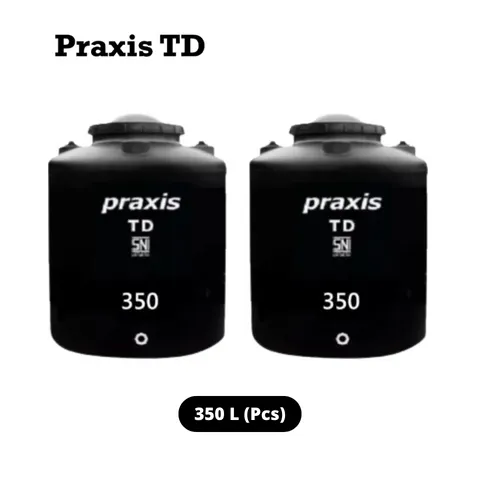 Praxis Tandon Air 350 Liter Hitam - Surabaya