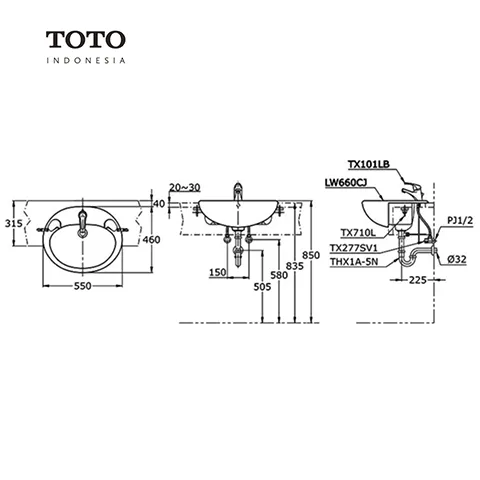 TOTO LW 660 CJ