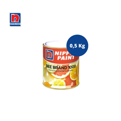 Nippon Paint Bee Brand 1000 0,5 Kg 9102-Super White - Surabaya