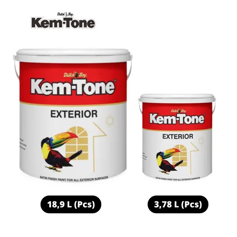 Kem-Tone Exterior 3,78 Liter White - Surabaya
