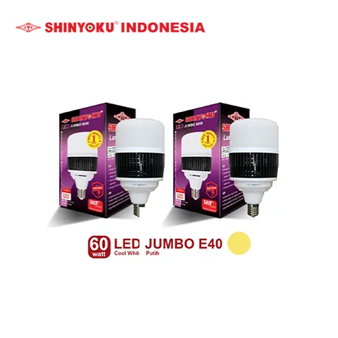 Shinyoku LED Jumbo 60W Day Putih - Surabaya