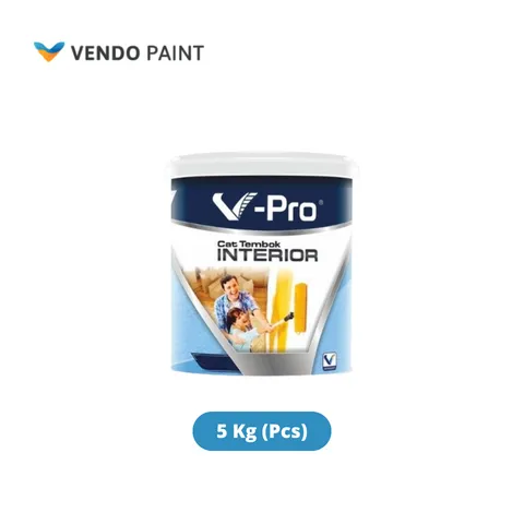 Vendo Paint V-Pro Cat Tembok Interior 5 Kg 5 Kg - Surabaya