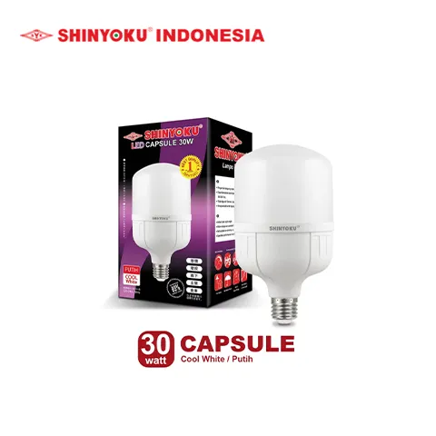 Shinyoku Lampu LED Capsule 30W - Putih E27 Putih E27 - Surabaya
