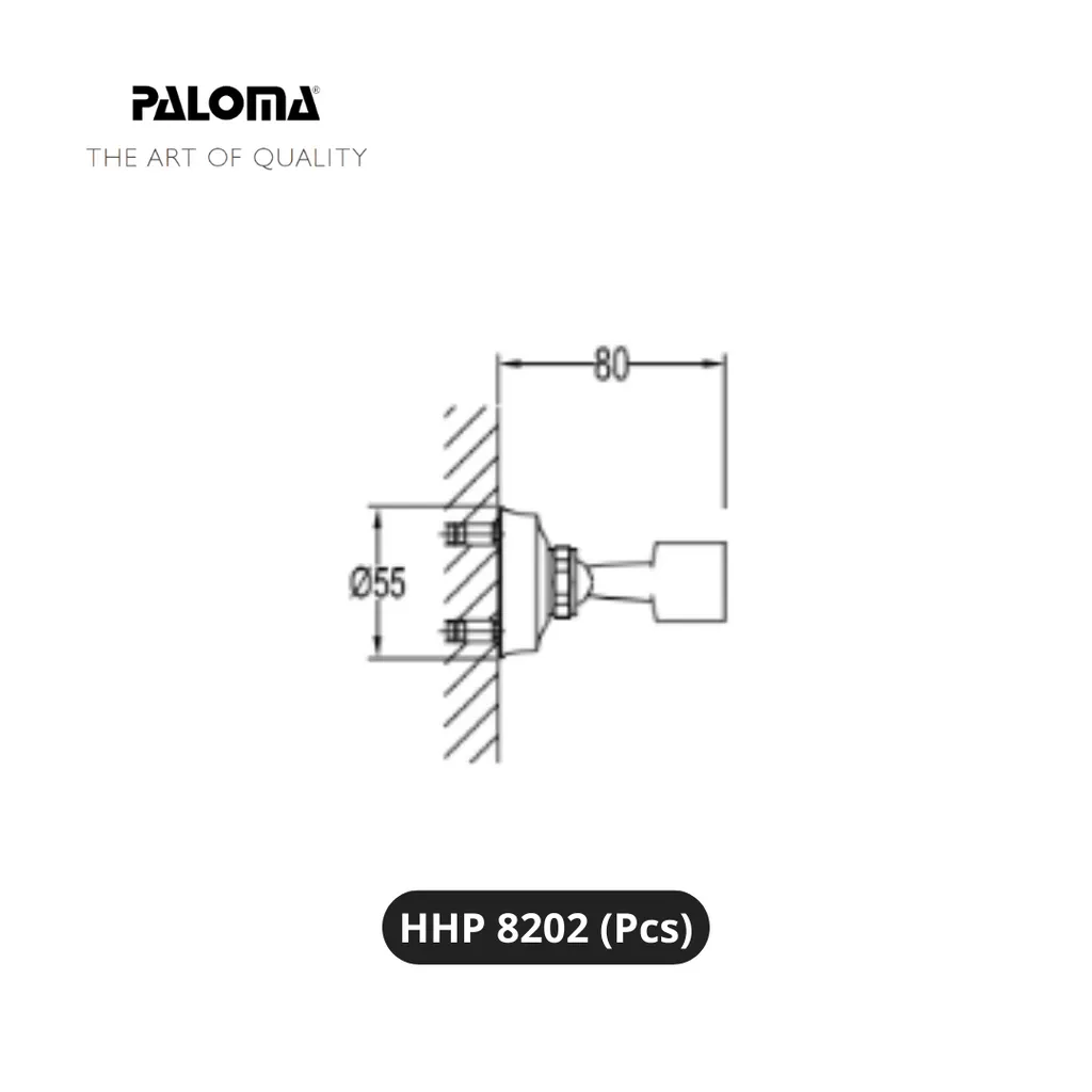 Paloma HHP 8202 Holder Hand Shower Pcs - Surabaya