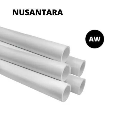 Nusantara Pipa uPVC Putih AW ½" - Surabaya