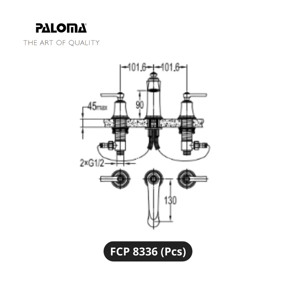 Paloma FCP 8336 Kran Wastafel