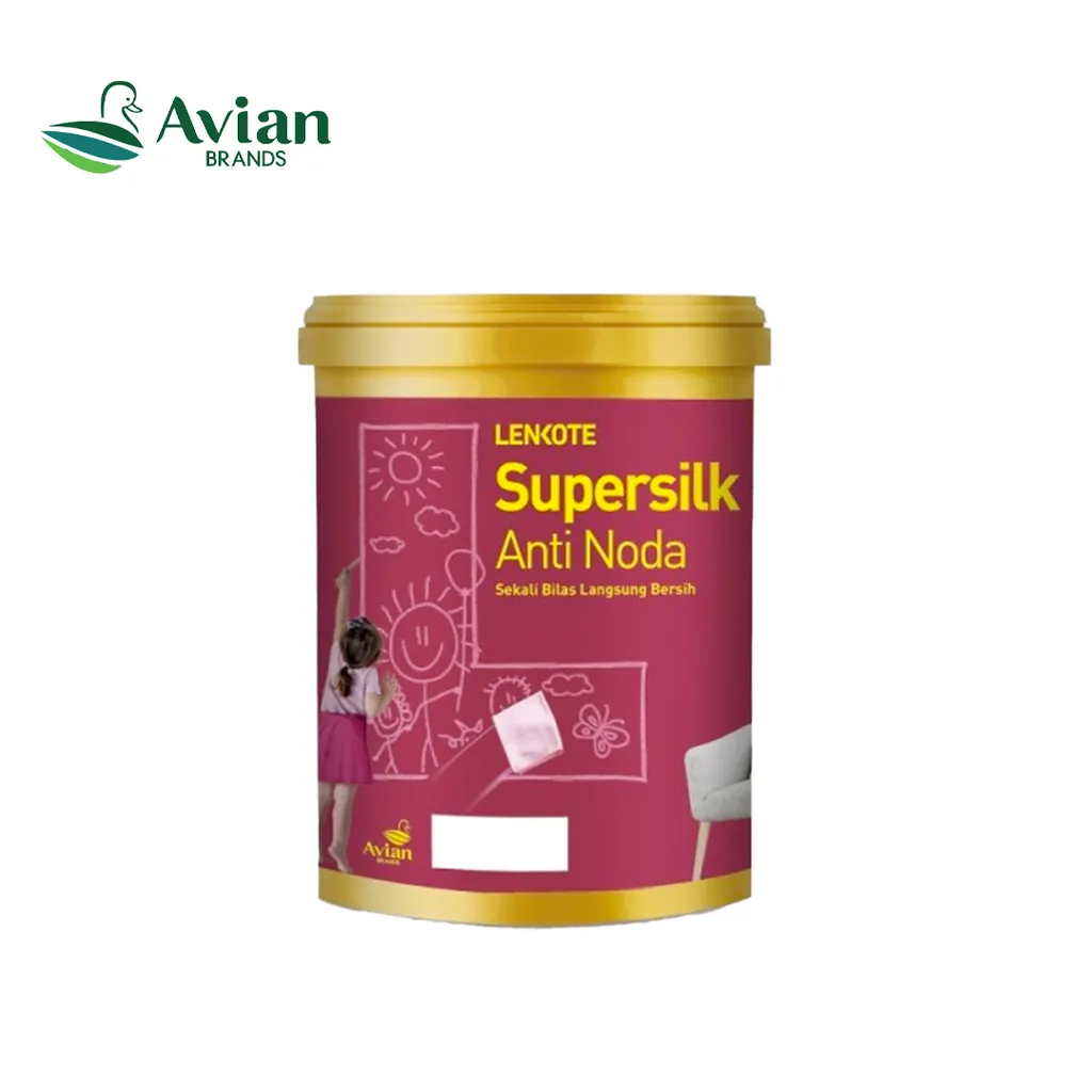 Avian Lenkote Supersilk Anti Noda Cat Tembok 20 Liter SW Super White - Sahabat Baru 2