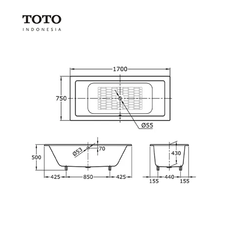 TOTO FBYN 1700 PE