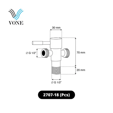 Vone Stop Kran Air Toilet 2707-18