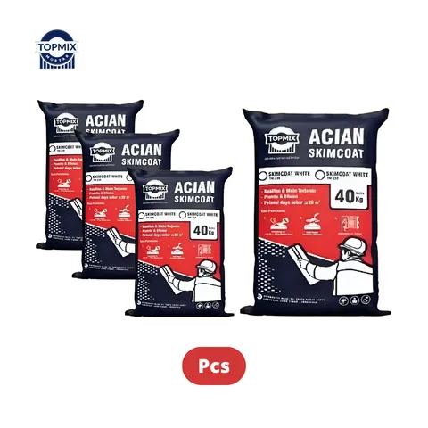 Top Mix Mortar TM 200 Acian Putih 40 Kg Sak - Eka Jaya