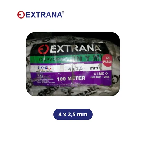 Extrana Kabel NYM 2 x 1,5 mm Roll (100 m) - Berkat Jaya