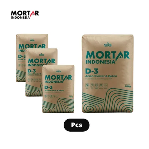 Mortar Indonesia Acian Plester & Beton 40 Kg - Graha Bangunan