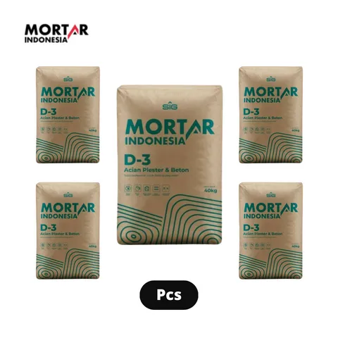 Mortar Indonesia Acian Plester & Beton 40 Kg - Graha Bangunan