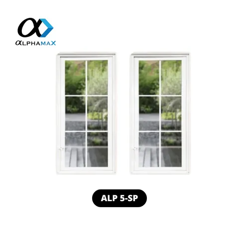 Alphamax ALP 5-SP Jendela Aluminium Putih Kiri - Surabaya