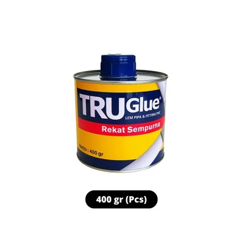 True Glue Lem PVC 400 Gram 400 Gram - Berkat Jaya