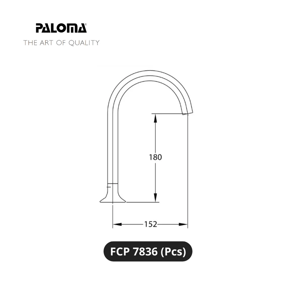Paloma FCP 7836 Kran Wastafel Pcs - Surabaya