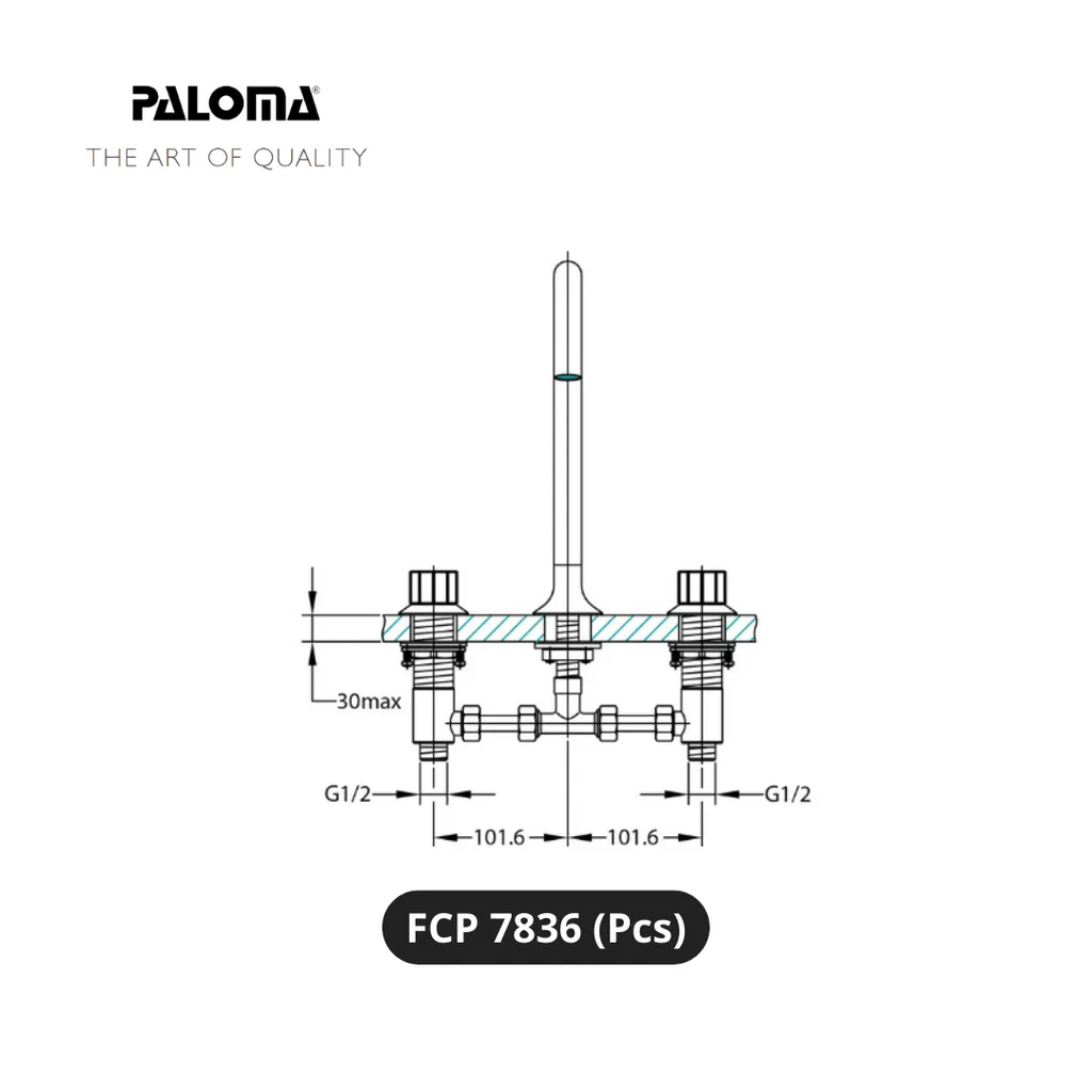 Paloma FCP 7836 Kran Wastafel Pcs - Surabaya