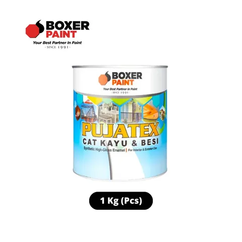Boxer Paint Pujatex Cat Kayu & Besi 1 Kg 828-Brownies - Surabaya