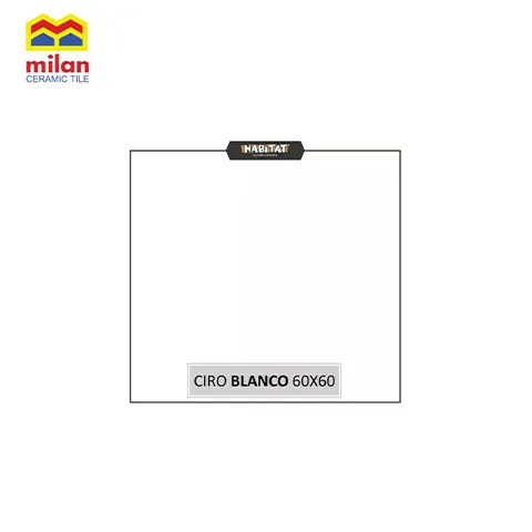 Milan Keramik Habitat Ciro Blanco 60X60 60 Cm x 60 Cm - Surabaya