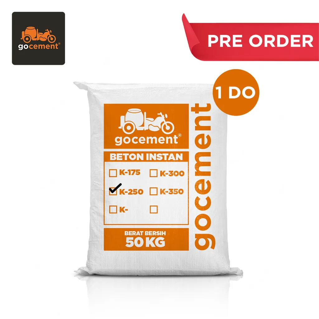 GoCement Beton Instan K-250 1 DO 1 DO (160 Sak) Surabaya - Surabaya