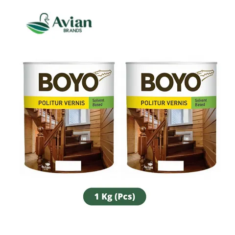Avian Boyo Politur Vernis Water Based 1 Kg 600 (Jati) - Dua Saudara