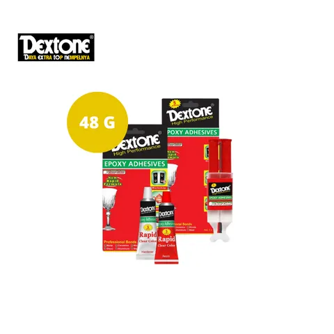 Dextone Epoxy 5 Menit Rapid Lem Besi 48 Gram Tube - Sumber Sentosa