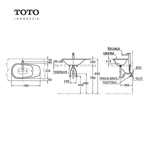 TOTO ALISEI LW 276 J