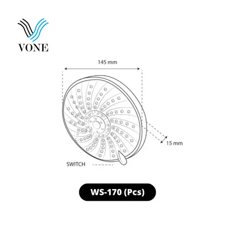 Vone Wall Shower WS-170 Pcs - Surabaya